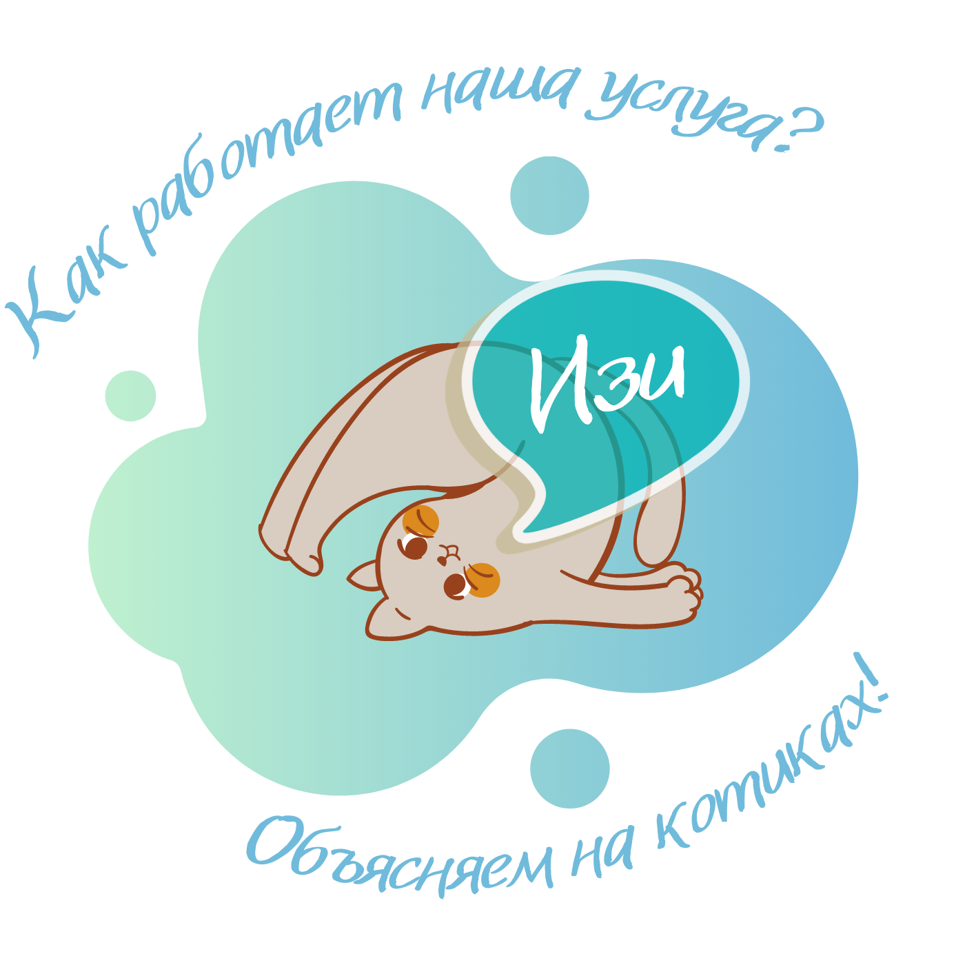 Как работает наша услуга? Объясняем на котиках!